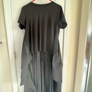 Seamstress made top with train